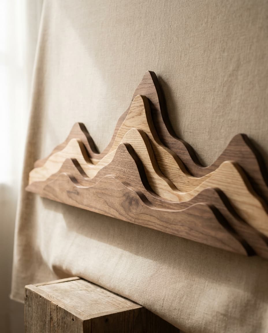 Layered Wood Wall Art