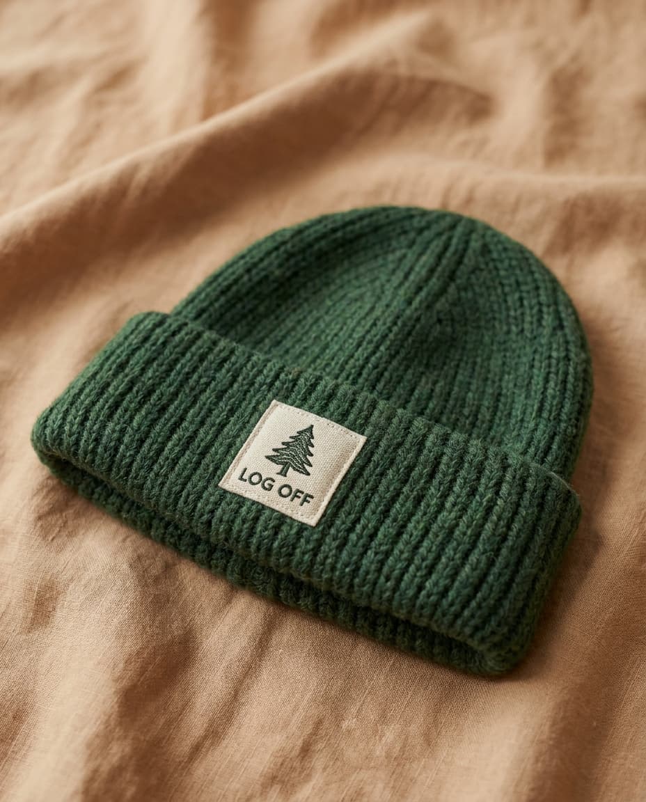 Log Off Knit Beanie