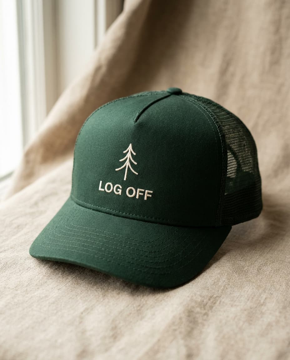 Log Off Trucker Hat