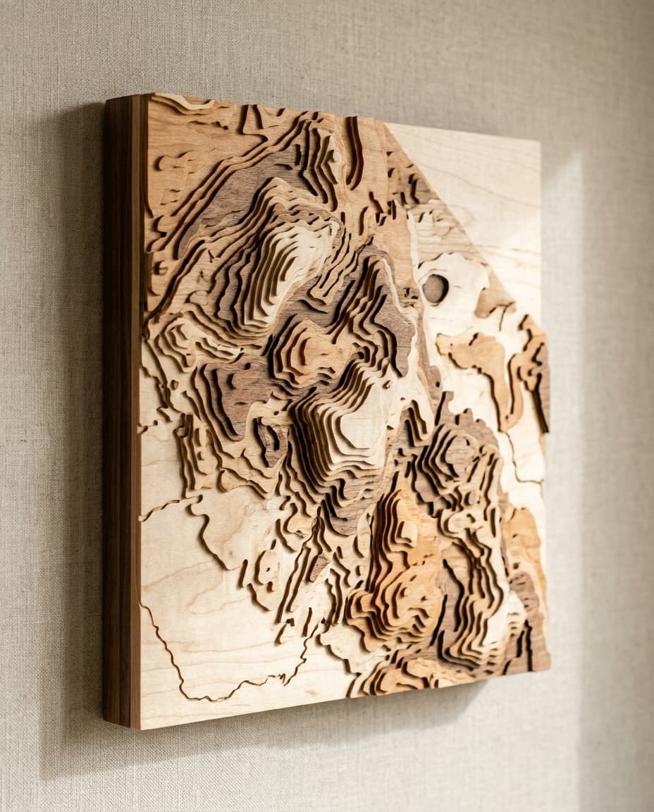 Topographic National Park Map